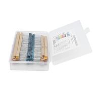 Yctze Kit d'assortiment de Résistances à Film Métallique de Haute qualité, 30 Valeurs, Composants électroniques Compacts et Fiables de 4 W pour des Réparations et des Projets Efficaces