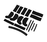 Yctze Kit de Blocage de Mousse à Toit Rigide 17 Pièces 68026937AB pour Bloqueur de Mousse à Toit Rigide Jk 2007-201, Jk, 2007, 2018, Kit de, Remplacer le Numéro de Pièce 68026937AB, d'étanchéité,