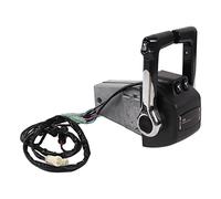 Yctze Kit de Boîtier de TéléCommande Hors-bord Moteur 704-48207-13 - Remplacement avec Interrupteur de Garniture et d'inclinaison électrique, Alliage d'aluminium et ABS, Double Commande Pratique