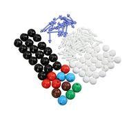 Yctze Kit de Modèle Moléculaire, Ensemble de Modèles de Chimie Organique avec Boules Colorées et Clés de Connexion, pour l'enseignement en Laboratoire et la Démonstration de la Structure Moléculaire