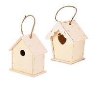 Yctze Kit de Nichoir à Oiseaux en Bois à Faire Soi-même - Arts et Travaux Manuels Amusants pour Enfants de 8 à 12 Ans - Décoration de Nichoirs à Oiseaux en Forme de Cœur et de Forme Ronde Facile à