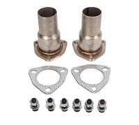 Yctze Kit de Réducteur de Bride de Collecteur D'échappement à 3 Boulons de 2 1/2 à 2 Pouces de Diamètre pour Réducteur D'échappement Automobile