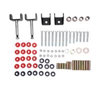 Yctze Kit de Réparation de l'extrémité Avant du Chariot, Bagues King Pin Haute Résistance, Ensemble de Reconstruction de Remplacement pour Club Car DS 1993 et Versions Ultérieures