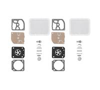 Yctze Kit de Réparation de Reconstruction de Carburateur 2 Ensembles, Kit de Matériau Durable Haute fiabilité, d'accessoires de Tronçonneuse de Jardin, Idéal pour FS400 et FS450