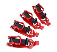 Yctze Kit de Support de Pelle Robuste, Pinces en Caoutchouc Métal Charge | Supports en Alliage D’aluminium, Rembourrage en Caoutchouc de 5 Mm, Galerie de Toit, Porte Bagages, Compatible Camions