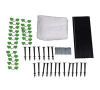 Yctze Kit de Tunnel de Culture de Cerceaux de Serre avec Filet en Réutilisable et Support en Fibre de Verre pour Fournitures de Jardinage et Plantes