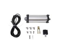 Yctze Kit de Vérin de Hayon, Alésage 6,35 Cm, Course 15,24 Cm, Fixation | Commande Pneumatique, Corps en Aluminium, Déverrouillage de Cabine, Bennes et Remorques pour Applications de Benne et de