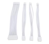 Yctze Kit d'extension de Câble d'alimentation, Câbles à Manchon en Nylon tissé de 30 Cm de Long avec Peignes de Câble, 'Extension 'Alimentation pour Carte Graphique de Carte Mère, 24 Broches à