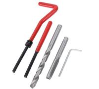 Yctze Kit d'insertion de Réparation de Filetage M7 25 Pièces avec Boîte en Plastique pour Machines de Traitement Resto de Filetage Efficace Kit de Réparation de M7, d'insertion de de, Outil de,