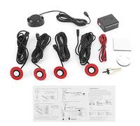 Yctze Kit Radar de Marche arrière, capteurs de stationnement de Voiture 16,5 mm Capteur Radar de recul intégré Kit d'alarme de recul Assistance avec kit auxiliaire de Sonnerie