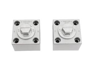 Yctze La Vanne de Dérivation à Trois Voies pour La Plupart des Mini-pelles, La Vanne de Dérivation Hydraulique à 3 Voies pour Petit Bloc de Connexion de Pelle, les Accessoires de Mini-pelle