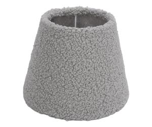 Yctze Lampe de Table en Tissu P de Remplacement - Abat-Jour à Cône Rond Doux pour Ampoules E27 E14 - Mise à Niveau de Décoration Confortable et élégante (Grey)