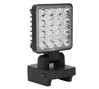 Yctze Lampe de Travail à LED, Lumières de Sortie Portables USB A et Type C 5V2A, Lumières étanches IP67 à Rotation Horizontale 90 vers le Haut et vers le Bas 330 avec Protections contre la