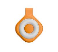 Yctze Lampe de Travail Portable Magnétique à LED, Lampe de Lecture à Clipser, 6 Modes 3 Couleurs, Type C Rechargeable avec Voyant D'avertissement Rouge pour la Photographie, la (Orange)