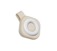 Yctze Lampe de Travail Portable Magnétique à LED, Lampe de Lecture à Clipser, 6 Modes 3 Couleurs, Type C Rechargeable avec Voyant D'avertissement Rouge pour la Photographie, la (Beige)