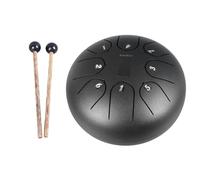 Yctze Langue 8 Notes Instrument de Méditation Langue 6 Pouces 8 en Acier Inoxydable Vide pour la Méditation et l'éducation Musicale