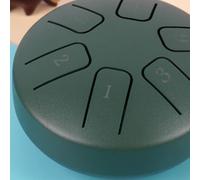 Yctze Langue de 3,8 Pouces - Puzzle éthéré à 6 Notes pour Enfants, Instrument de Percussion de Haute qualité pour Débutants pour Se Détendre et Explorer le Monde de la Musique (Vert pierre)