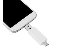 Yctze Lecteur de Carte Mémoire 3 Pouces USB3.1 USB C Lecteur de Carte Multifonction USB C USB USB Interface Prise en SD 3 Ports Lecteur de Carte Portable Universel USB
