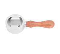 Yctze Levier de Vapeur de Machine à café en Alliage en Aluminium avec Bouton de Bois pour 878 Machines à café - élégant et Facile à Utiliser (SILVER)