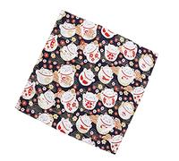 Yctze Lit Imperméable Lavable pour Animaux de Compagnie, Housse de Tapis en Tissu Oxford pour Chats, Résistant à la saleté et Facile à Nettoyer, Protection du Lit pour Chat (Chat Porte-Bonheur Bleu)