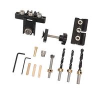 Yctze Localisateur de Foret de Gabarit de Cheville pour la Construction en Alliage d'aluminium, adapté à Différentes épaisseurs de Plaque