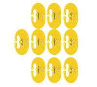 Yctze Lot de 10 épines de Nez de Vache en ABS pour Sevrage de Veau - Anti-succion Efficace pour Le Bétail - Anneau de Nez Réglable pour Veaux - Équipement d'alimentation Léger et Sûr