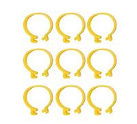 Yctze Lot de 100 Anneaux de Cheville de Poulet et Bandes de Cuisse de Canard Réutilisables en Plastique pour Volailles d'élevage - Clips d'identification Faciles pour Poulets, Canards et Oies