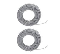 Yctze Lot de 2 Fils de -Herbe de 24 M de 2,0 Mm, Cordon de en Nylon Durable, Remplacement de Ligne de Tondeuse à Gazon avec Fabrication Professionnelle, Idéal pour Les Modèles Art 24, 27, 30, 36