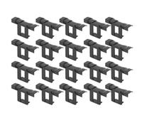 Yctze Lot de 20 Clips de Drainage pour Panneau Solaire - Durable et Facile à Installer en Forme de T pour Panneau Photovoltaïque ABS - Boucle de Drainage de l'eau - Élimination Efficace de l'eau