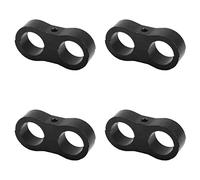 Yctze Lot de 4 Colliers de Serrage pour Séparateur de Tuyau 10AN - Colliers de Montage pour Conduite de Carburant pour Organiser les Tuyaux d', de Gaz, d'eau, de Frein et de Carburant - Adaptateur