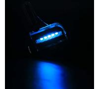 Yctze Lumière de Rayon de Vélo Double Face 14LED RVB, Accessoire de Lampe à Fil pour Montagne, Lampe Légère en Plastique Durable, Colorée et Lumineuse, étanche, à économie d'énergie, Idéale pour