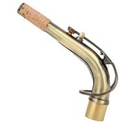 Yctze Manche de Saxophone en Laiton pour Saxophone Alto, Accessoire de Tube courbé de 2,45 Cm pour des Performances et une Intonation Améliorées (bronze antique)