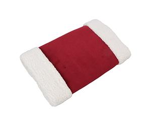 Yctze Manchon Chauffant Portable - Chauffage électrique Rechargeable USB - Pochette épaisse pour l'automne et l'hiver - 10W 5V - Bleu foncé (Rouge violacé)