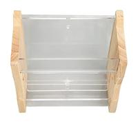 Yctze Mangeoire Automatique pour Poulets de Grande capacité - Boîte Transparente pour Nourriture pour Oiseaux, Perruches, Calopsittes, Cailles et Perroquets - Facile à Nettoyer, Déflecteur et (S)