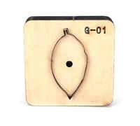 Yctze Matrice de Découpe pour l'artisanat du Cuir de Haute qualité - Modèle de Moule de Couteau à Poinçonner pour le Cuir - Outil Essentiel pour la Fabrication de Motifs, d'étiquettes et (G-01)