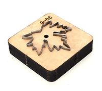 Yctze Matrice de Découpe pour l'artisanat du Cuir de Haute qualité - Modèle de Moule de Couteau à Poinçonner pour le Cuir - Outil Essentiel pour la Fabrication de Motifs, d'étiquettes et (G-05)