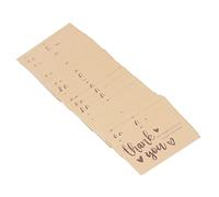 Yctze Merci de Soutenir Mes Petites Cartes de Visite 200 Pièces Cartes de Remerciement or 3,5x1,9 Pouces de Remerciement Professionnelle Magasin de Détail en Ligne supermarché Librairie de Voeux