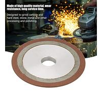 Yctze Meule Diamantée Ronde de 80 Mm - Disque lié à la Résine pour le Meulage du Métal, de la Pierre et du Carbure - Outil fritté à Haute efficacité pour le Polissage et le Traitement