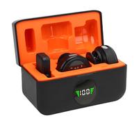 Yctze Microphone Lavalier sans Fil, Omnidirectionnel à Suppression de Bruit 2,4 GHz avec Lecture de Musique Bluetooth et Faible Latence, pour l'enregistrement Vidéo en Streaming sur Appareils USB C