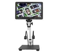 Yctze Microscope Numérique HD de 10 Pouces avec Grossissement 50X-1500X et Interface Multimédia pour des Observations Précises