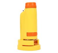 Yctze Microscope Portatif 60x-180x, Mécanisme de Mise au Point, Lumière LED Commutable avec Grossissement, Idéal pour l'exploration Scientifique et l'observation en es Enfants (Yellow)