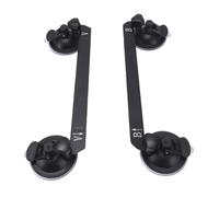 Yctze Mini Support à Ventouse Satellite, Kit de Montage de Toit Ouvrant de Fenêtre de Voiture en Fer et Silicone, Prise Solide Détachable, Support de Signal Stable pour Utilisation de (Black)