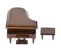 Yctze Modèle de Piano Miniature en Bois Exquis - Instrument de Musique, Décoration de la Maison, Salon ou Chambre à Coucher Parfait, avec Une Belle Mélodie, Cadeau et Accessoire Idéal