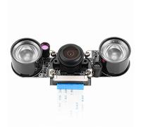 Yctze Module de Caméra à Objectif Fisheye avec Lumière de Remplissage pour 3/2/B, Grand Angle, Idéal pour Les Composants Informatiques