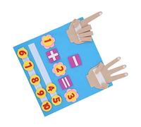 Yctze Montessori Busy Board Planche Occupée pour Tout-Petits Formation sur l'Autisme Addition et Soustraction Couleurs Vives Livre occupé en Feutre Formation éducative pour Enfants Livre