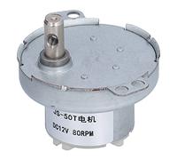 Yctze Moteur à Engrenages CC 80 TR/Min avec Moteur électrique Hautement Compact et Silencieux pour Appareils électroménagers et écrans Dynamiques