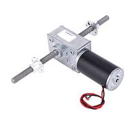 Yctze Moteur à Engrenages M8 Haute Performance avec Double Arbre, Compact et Design pour des Opérations Précises (Rapport de réduction 50)