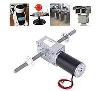 Yctze Moteur à Engrenages M8 Haute Performance avec Double Arbre, Compact et Design pour des Opérations Précises (Rapport de réduction 31)