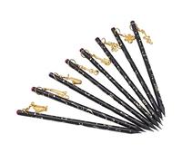 Yctze Music Note Pencil 8 Pièces Crayon de Musique Note de Musique Ensemble de Papeterie avec Pendentif Peinture écriture Crayons de étudiants et Fournitures Scolaires