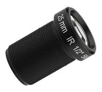 Yctze Objectif de Caméra CCTV Super Clair 25 Mm, 5 Millions de Pixels, Objectif de Surveillance de sécurité 1/2'' pour Caméra WiFi, Adaptateur d'Objectif M12 Inclus
